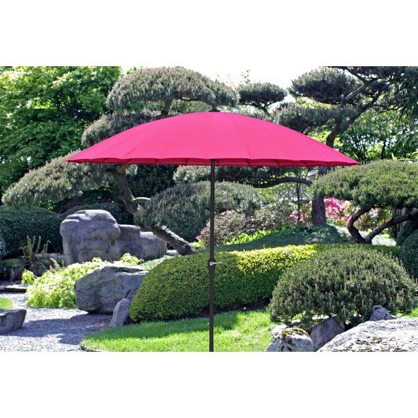 Skėtis nuo saulės rožinės spalvos ø 255 cm – Garden Pleasure-image-1