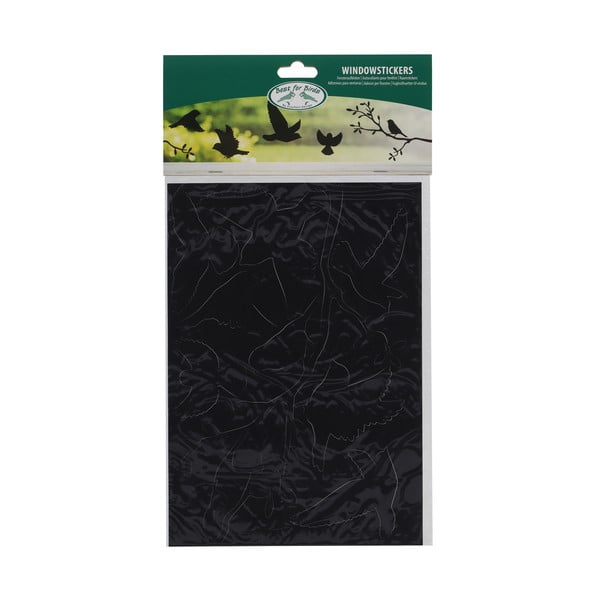 Nuo paukščių, atsitrenkiančių į stiklą lipdukas ant lango 33x23 cm – Esschert Design-image-1