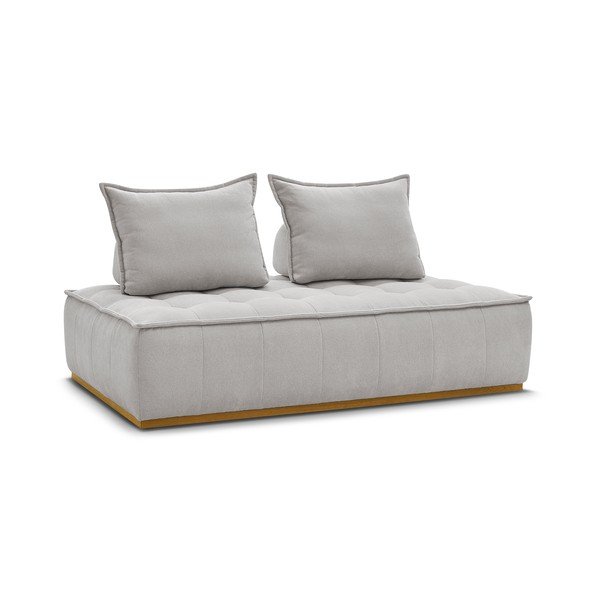 Šviesiai pilkos spalvos iš šenilinio audinio sofa 175 cm Elisa – Bobochic Paris-image-3