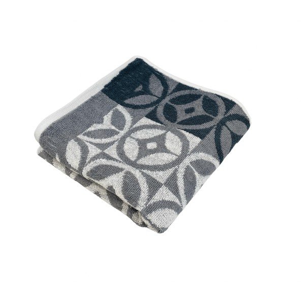 Iš medvilnės vonios rankšluostis pilkos spalvos 70x140 cm Compass – JAHU collections