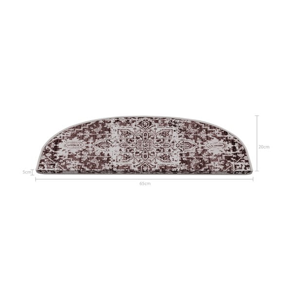 Laiptų kilimėlių rinkiniai 16 vnt. 20x65 cm Oriental Era – Vitaus-image-2