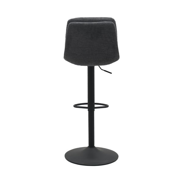 Reguliuojamo aukščio baro taburetė tamsiai pilkos spalvos Colville – Unique Furniture-image-3