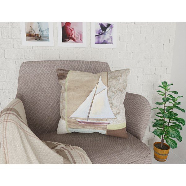 Pagalvės užvalkalas Vitaus Boat, 43 x 43 cm-image-1