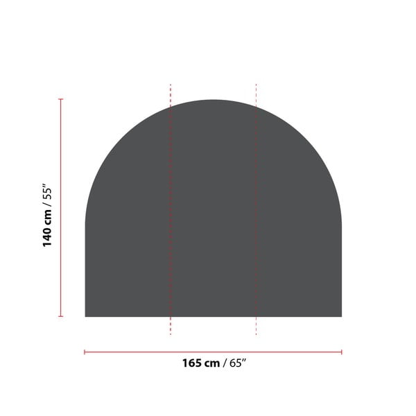 Sienos lipdukas 165x140 cm Storm Gray - Ambiance-image-1