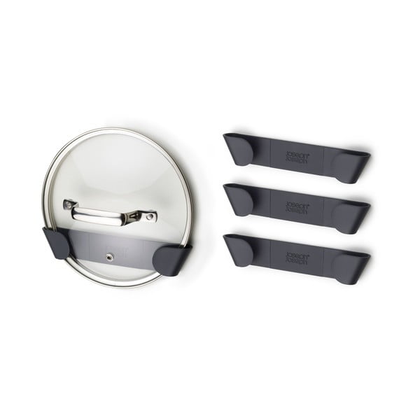 Su montavimu be gręžimo iš plastiko dangtelio laikikliai 4 vnt. CupboardStore – Joseph Joseph-image-4