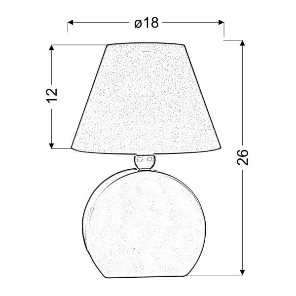 Vaikiškas šviestuvas mėlynos spalvos ø 18 cm Ofelia – Candellux Lighting-image-1
