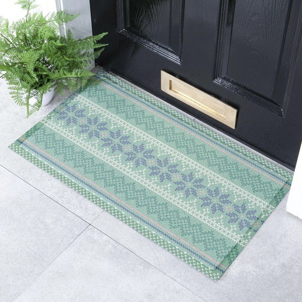 Iš perdirbto plastiko grindų kilimėlis 40x70 cm Fair Isle  – Artsy Doormats-image-1
