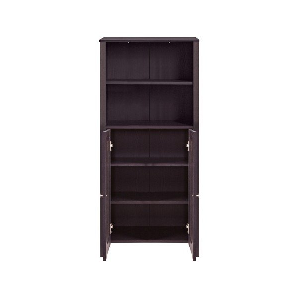 Tamsiai ruda medinė spintelė "Støraa Jenny", plotis 60 cm-image-2