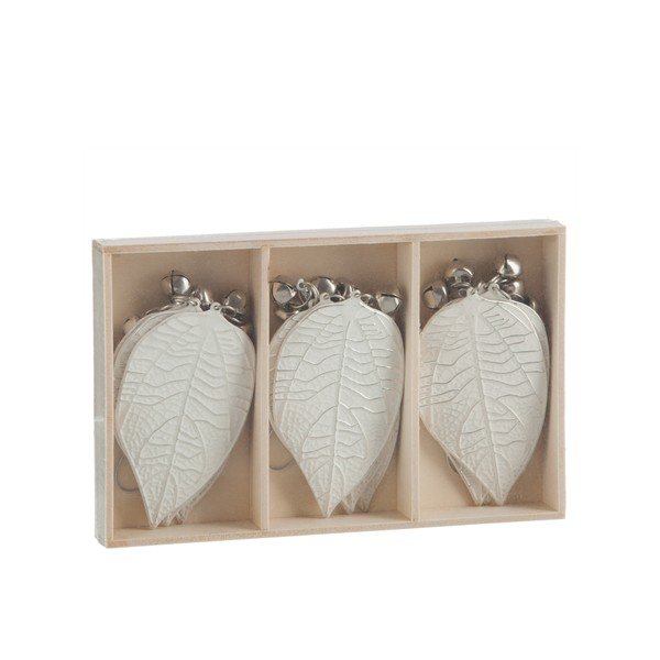 9 J-Line Leaf kalėdinių papuošalų rinkinys-image-1