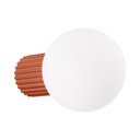 Oranžinės spalvos sieninė lempa ø 12 cm Orbital – Sollux