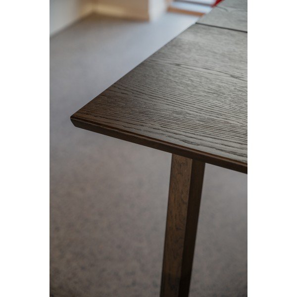 Prailginamas valgomojo stalas su ąžuolo dekoro stalviršiu 90x180 cm Melfort – Rowico-image-3