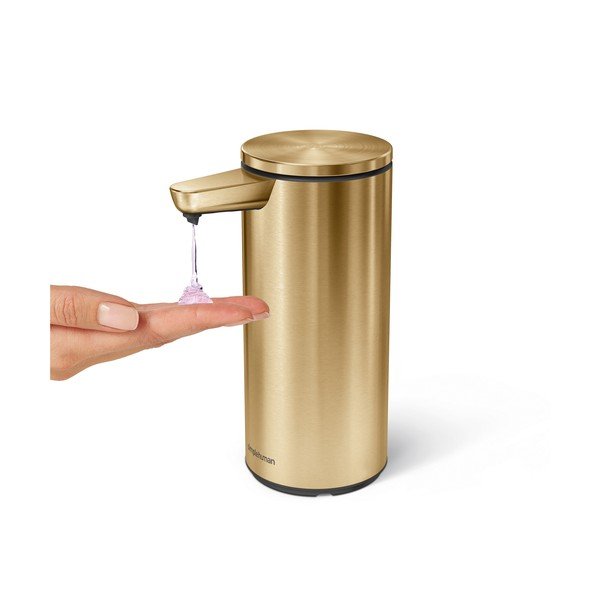 Automatinis blizgios auksinės spalvos iš plieno muilo dozatorius 266 ml – simplehuman-image-2