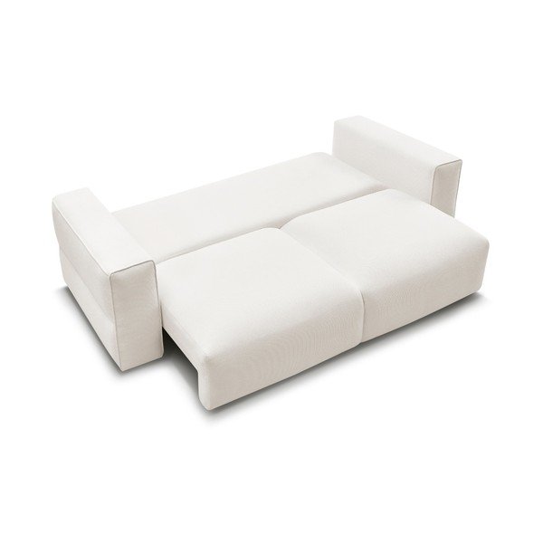 Baltos spalvos sulankstoma/su sandėliavimo vieta sofa 265 cm Ezechiel – Bobochic Paris-image-3