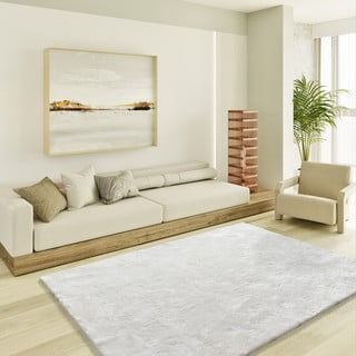 Baltos spalvos kilimas 160x230 cm Roma – Universal