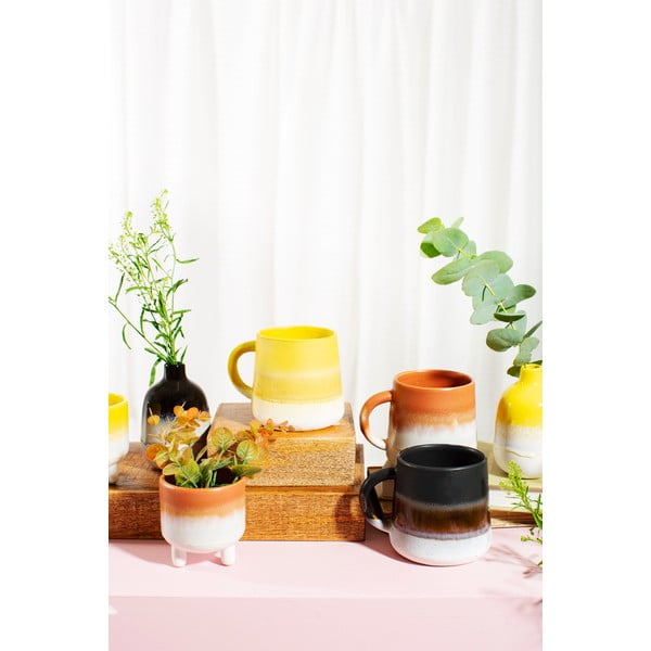 Juodos spalvos iš akmens masės puodelis 360 ml Mojave – Sass & Belle-image-4