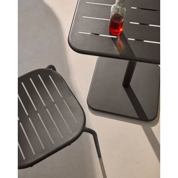 Iš plieno sodo valgomojo stalas 70x70 cm Brai – Kave Home-image-3