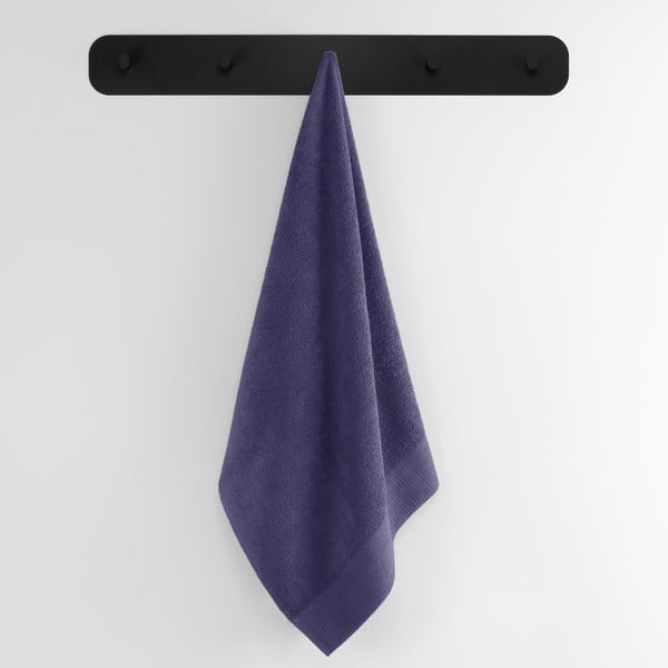 Violetinės spalvos iš frote audinio iš medvilnės rankšluostis 30x50 cm Amari – Restilo-image-1