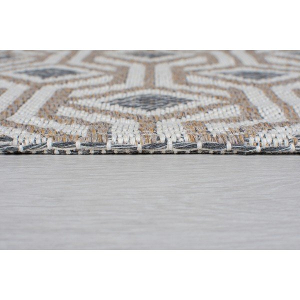 Smėlio ir pilkos spalvos medvilninis kilimas Flair Rugs Bombax, 114 x 170 cm-image-3