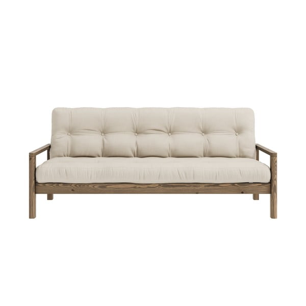 Sulankstoma sofa smėlio spalvos 205 cm Knob – Karup Design