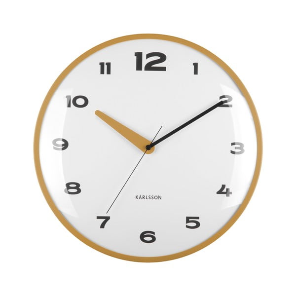 Sieninis laikrodis ø 40 cm Brisk Dome – Karlsson