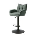 Žalios spalvos reguliuojamo aukščio baro taburėtės 2 vnt. Marilla – Unique Furniture