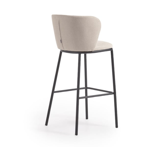 Smėlio spalvos baro kėdė, 102 cm Ciselia - Kave Home-image-3