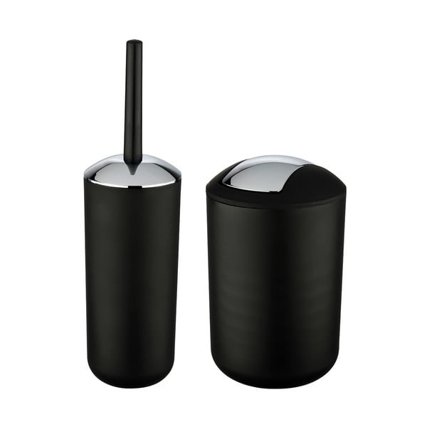 Iš plastiko vonios reikmenų rinkinys juodos spalvos Brasil – Wenko