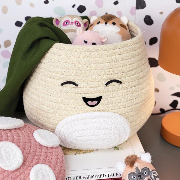 Smėlio spalvos iš tekstilės vaikiškas krepšys ø 23x22 cm Fizz Malcolm – SQUISHMALLOWS-image-2