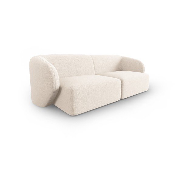 Smėlio spalvos iš šenilinio audinio sofa 188 cm Paolo – Milo Casa-image-2