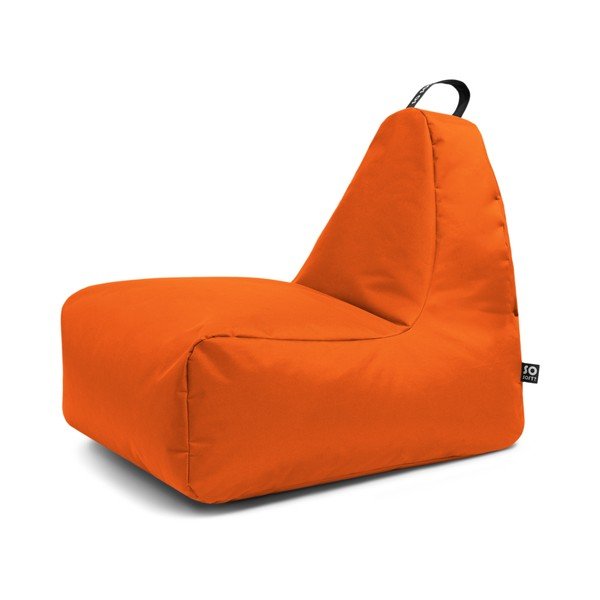 Oranžinės spalvos sėdmaišis Chill L – So Soft?