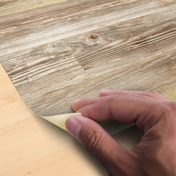 Grindų lipdukas 90x60 cm Wooden Floor - Ambiance-image-4