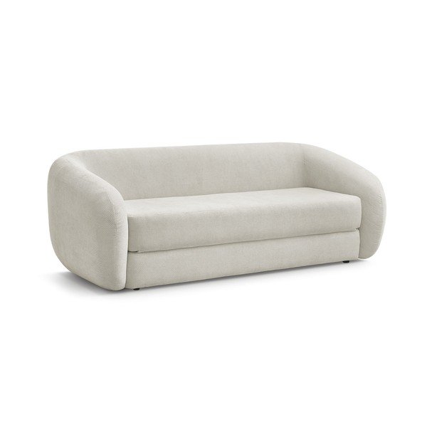 Smėlio spalvos sulankstoma sofa iš šenilinio audinio 228 cm Neyo – Bobochic Paris-image-2