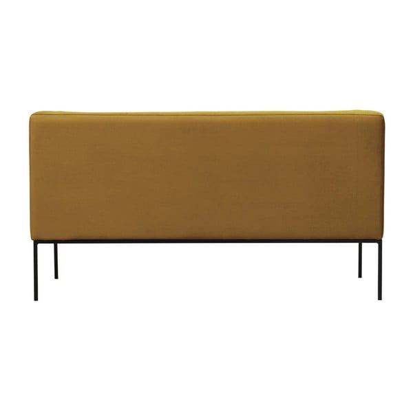 Geltona aksominė sofa Windsor & Co Sofas Neptune, 145 cm-image-4