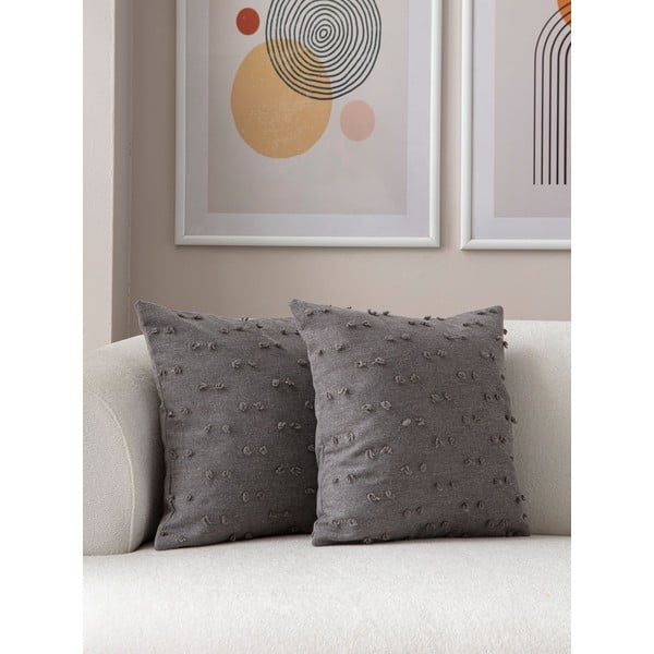 Dekoratyviniai pagalvių užvalkalai 2 vnt. 43x43 cm Tuffet – Mioli Decor-image-3