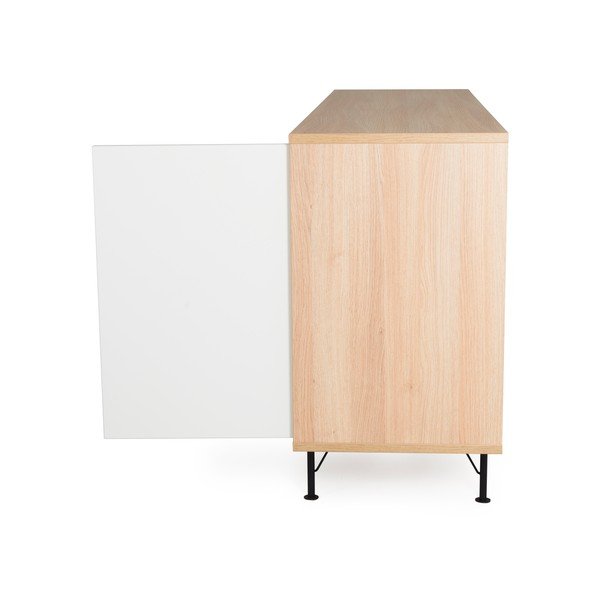 Balta komoda "Tenzo Flow", 217 cm ilgio-image-4