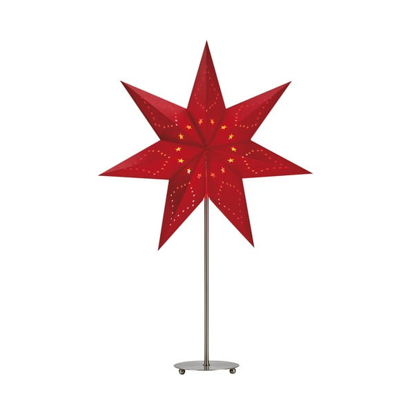 Šviečianti Kalėdų dekoracija raudonos spalvos Saturnus – Markslöjd