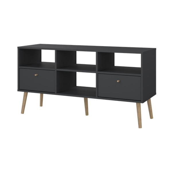 TV spintelė antracito spalvos 117x61 cm Bodo – Tvilum-image-4