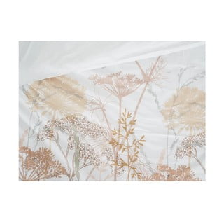 Baltos spalvos/terakotos spalvos iš banguotos tekstūros viengulė patalynė 140x200 cm Caraway – B.E.S.
