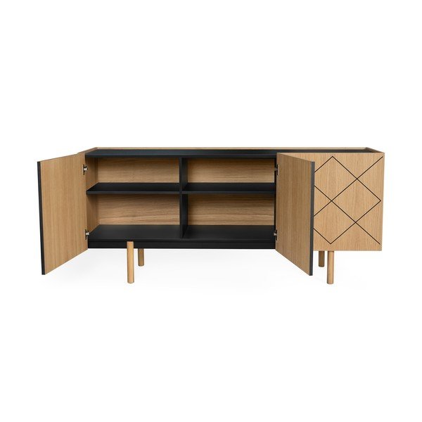 Ąžuolo dekoro komoda Woodman Porto Ramalade-image-4