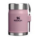 Violetinės spalvos iš nerūdijančio plieno maistui termosas 400 ml Legendary Food Jar + Spork Purple Smoke – Stanley