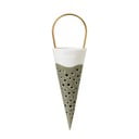 Žalia keramikinė pakabinama dekoracija Kähler Design Cone, aukštis 18 cm