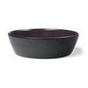 Juodos spalvos/violetinės spalvos iš akmens masės mažas dubuo Gastro Black/Purple – Bitz