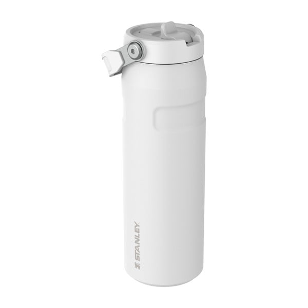 Baltos spalvos iš nerūdijančio plieno termosas 700 ml IceFlow™ Bottle Flip Straw 2.0 Frost – Stanley-image-4