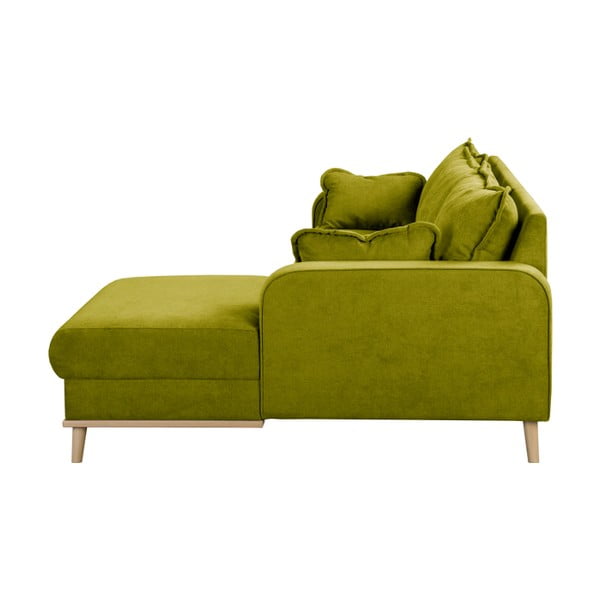 Žalia kampinė sofa (dešinysis kampas) Beata - Ropez-image-4