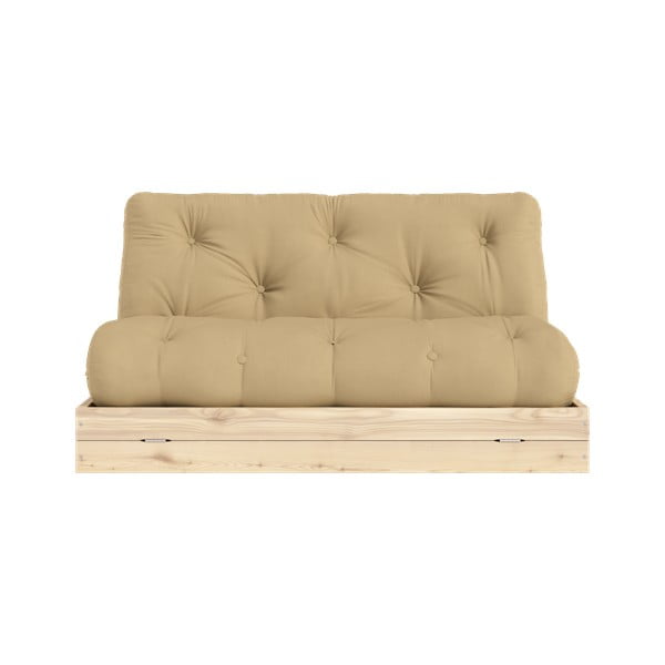 Šviesiai rudos spalvos sulankstoma sofa 145 cm Flip – Karup Design