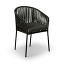 2 juodų sodo kėdžių rinkinys Bonami Selection Trapani