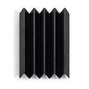 Juodos spalvos iš metalo sieninė lentyna 21 cm Sensu – Spinder Design