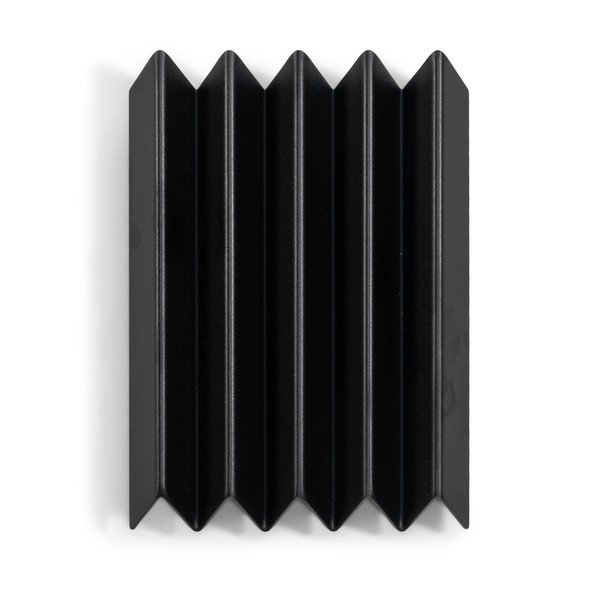 Juodos spalvos iš metalo sieninė lentyna 21 cm Sensu – Spinder Design