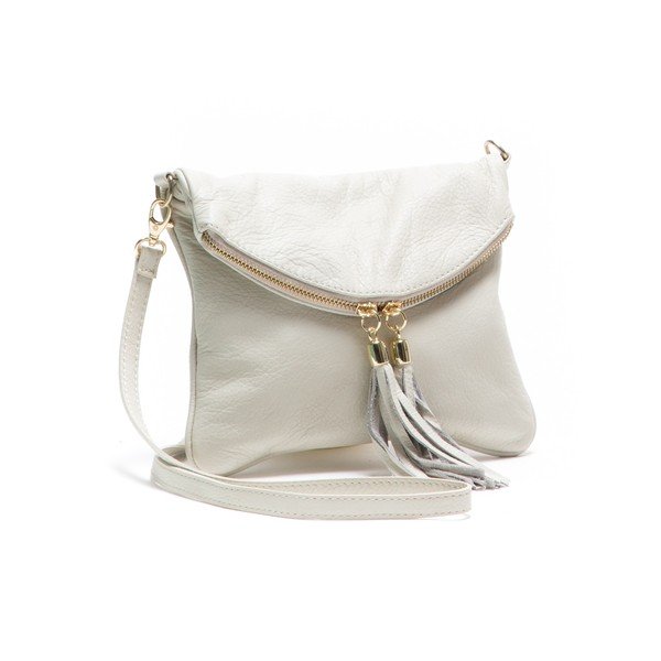 Odinė rankinė Anna Luchini 202 Beige-image-1