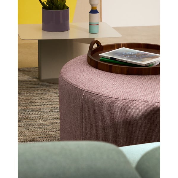 Violetinės spalvos pufas Kaeli – Kave Home-image-3